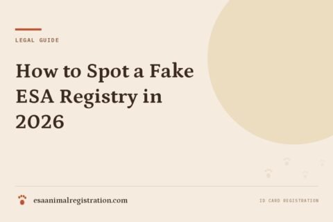 How to Spot a Fake ESA Registry in 2026